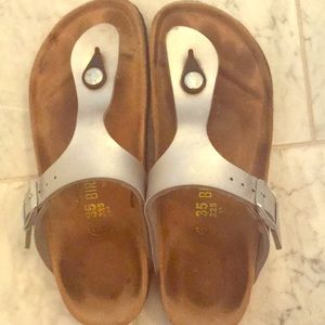 Silver Strap Birkenstock